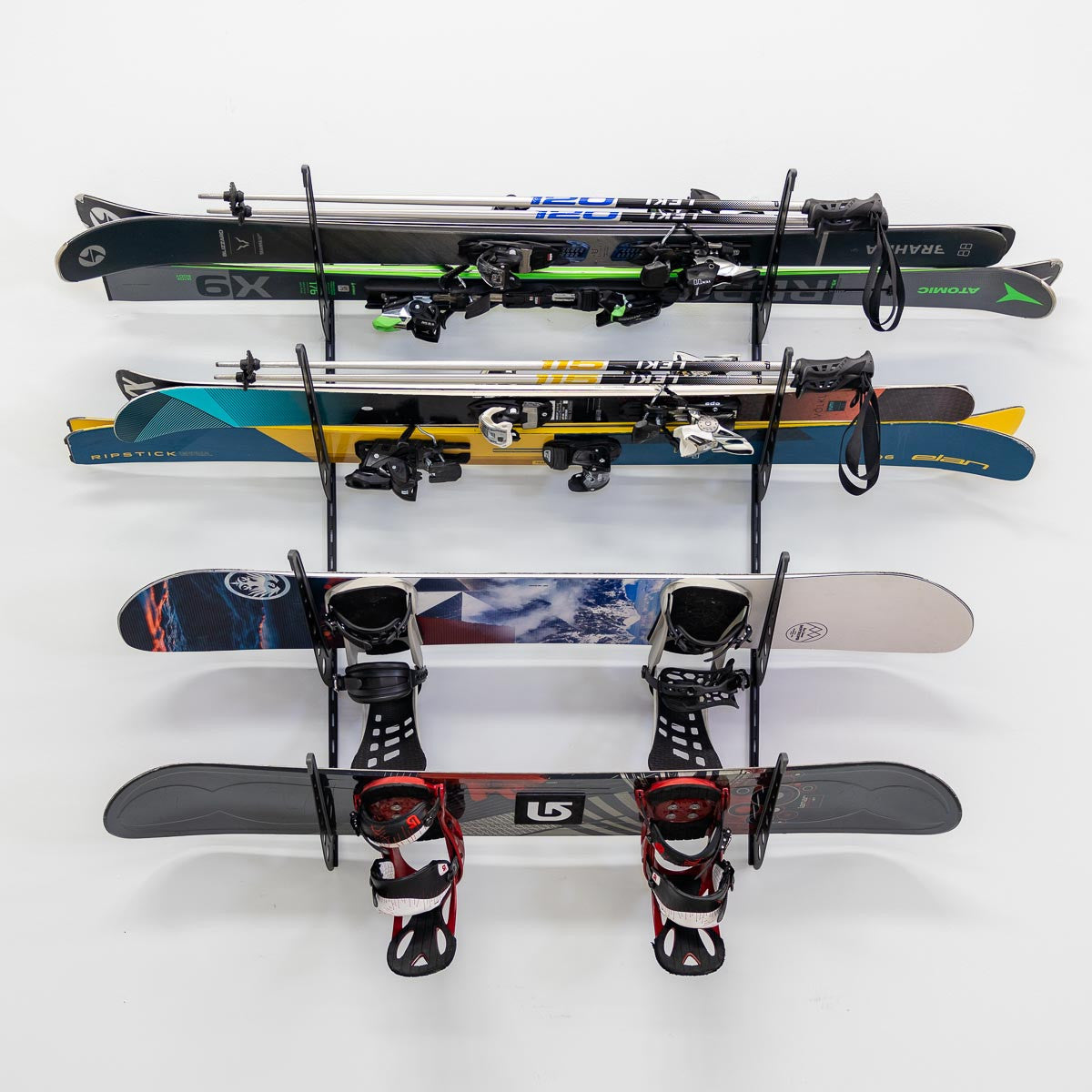 Jay Peak Ski & Snowboard Rack | Adjustable Storage XSR | 4 Levels - OVERLANDERS Outfitter