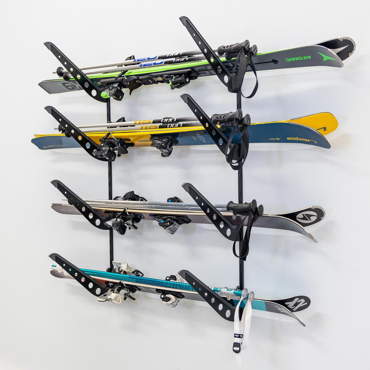 Montage Mountain Ski Rack | Adjustable Storage XSR | 4 Levels - OVERLANDERS Outfitter