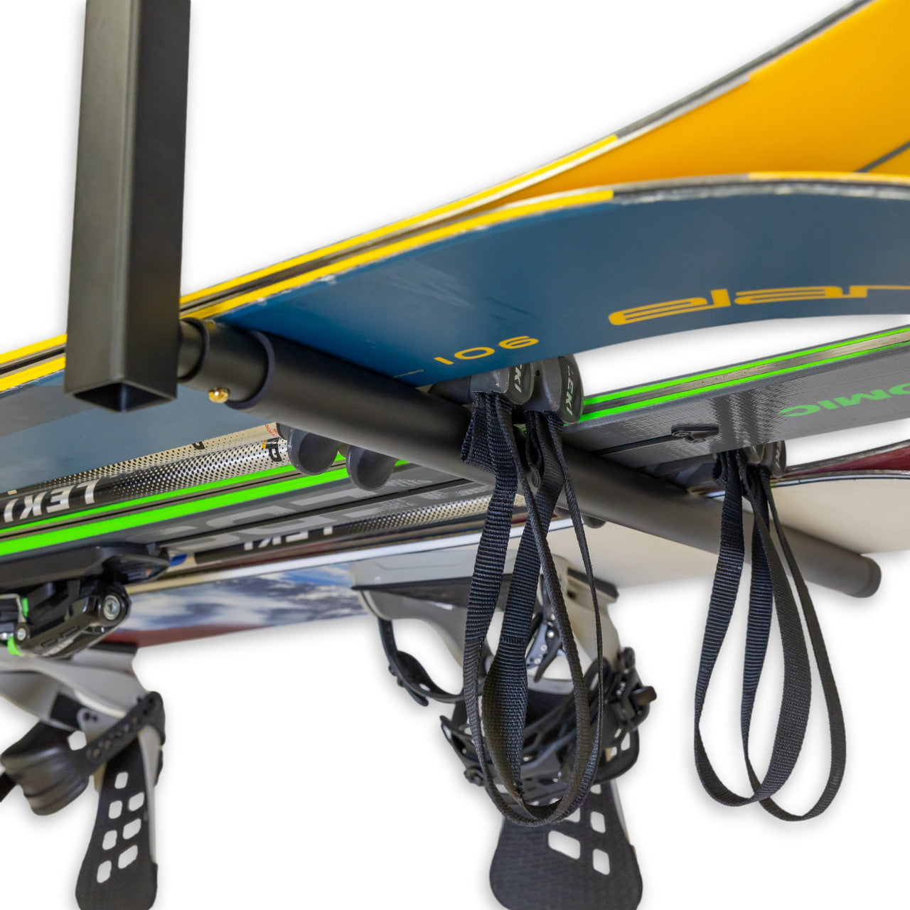 Hi-Port 2 | Ski & Snowboard Adjustable Ceiling Storage Rack | Single | Holds 75 lbs - OVERLANDERS Outfitter