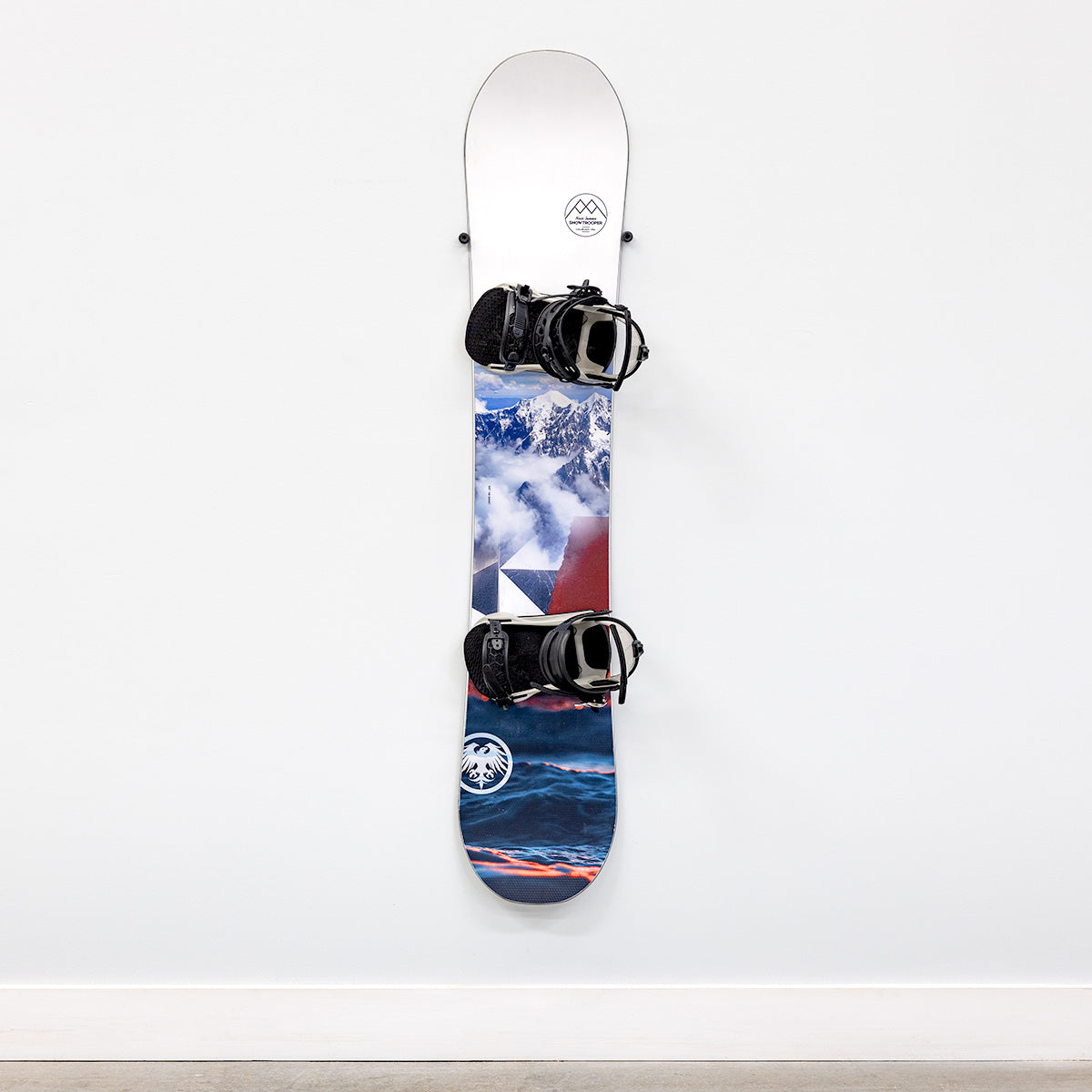 The Cinch Snowboard Display | Floating Rack | 2 Boards - OVERLANDERS Outfitter