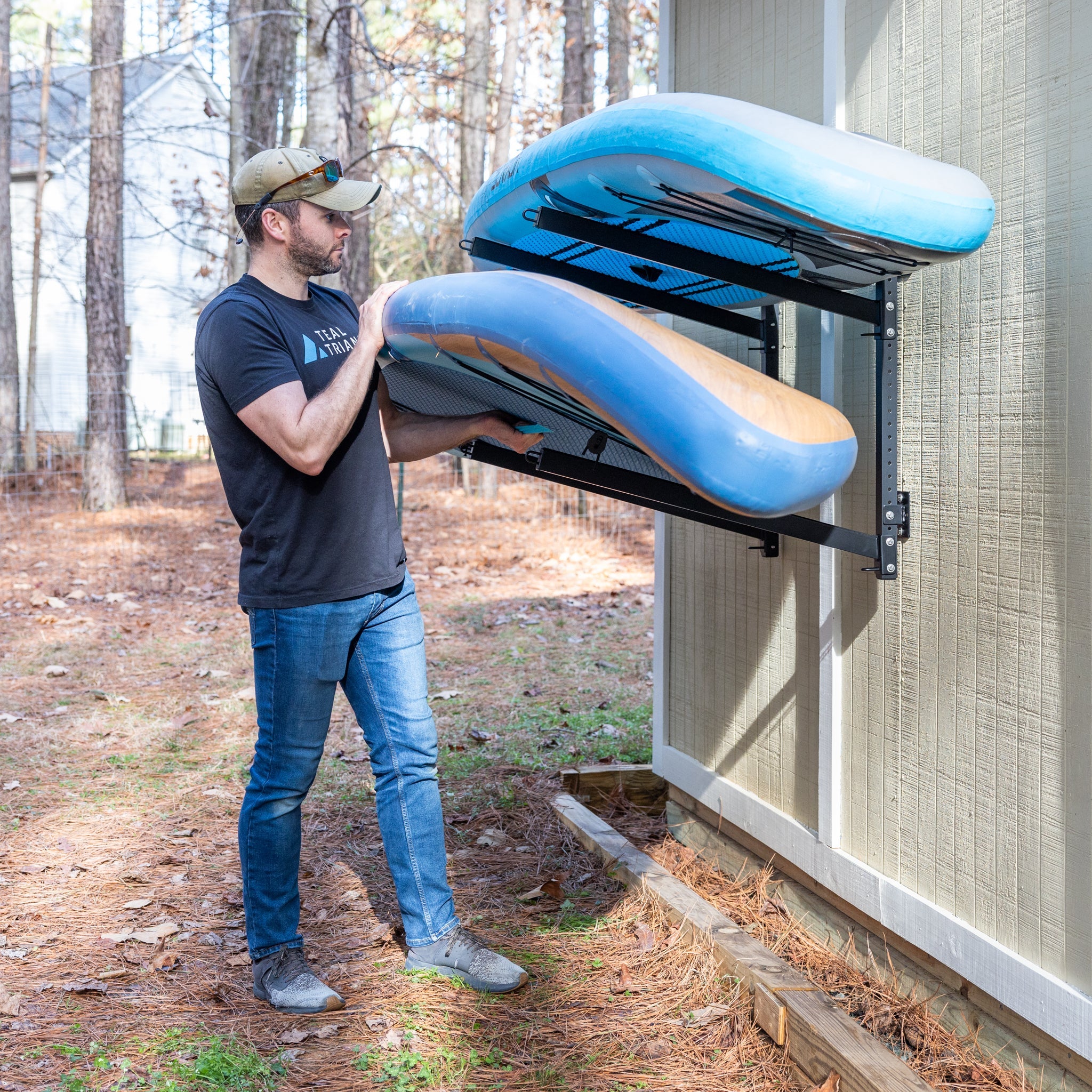 Sandbridge SUP & Surfboard Storage | Outdoor Adjustable Rack | 2 Level - OVERLANDERS Outfitter