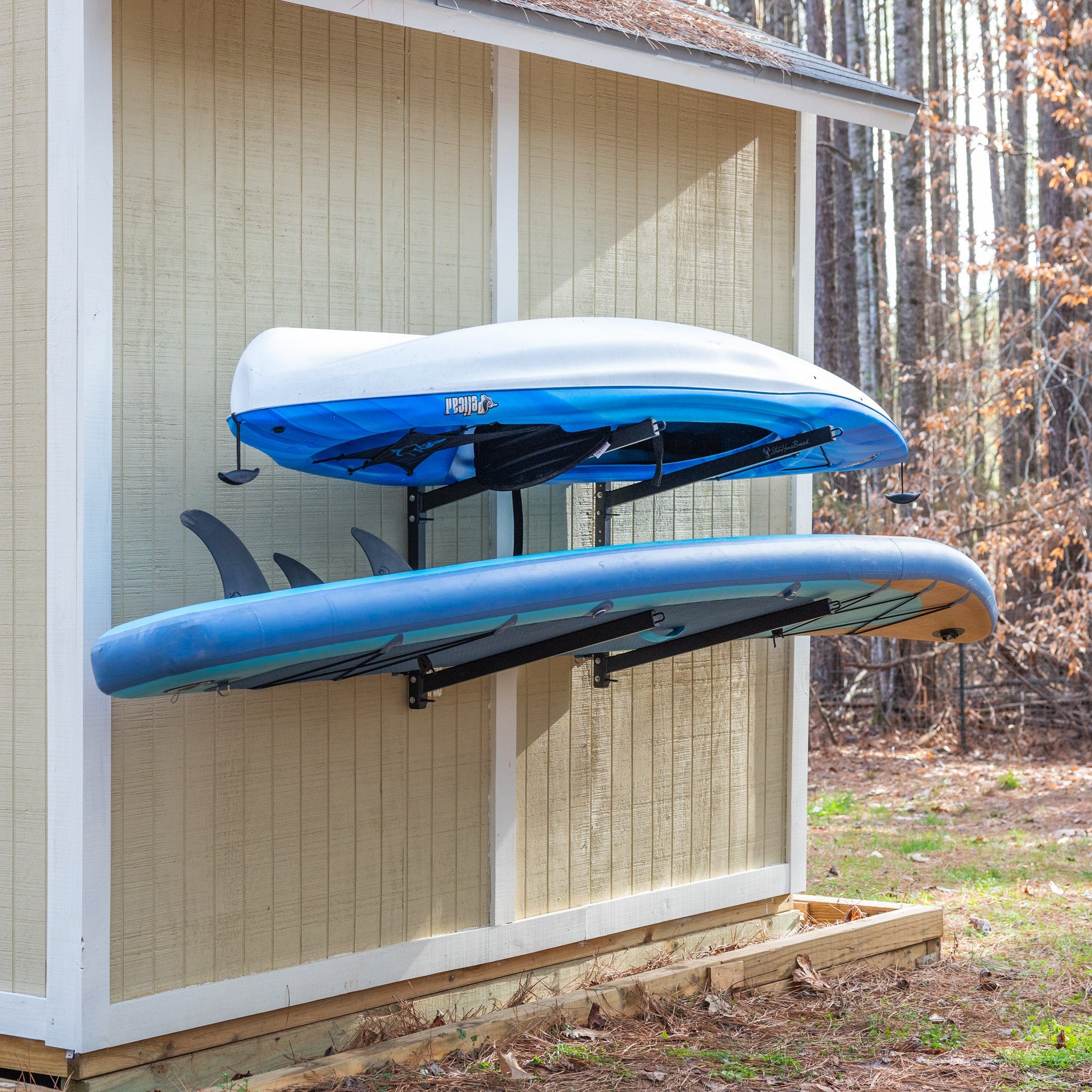 Shenandoah Kayak Rack | Outdoor Adjustable Storage | 2 Levels - OVERLANDERS Outfitter