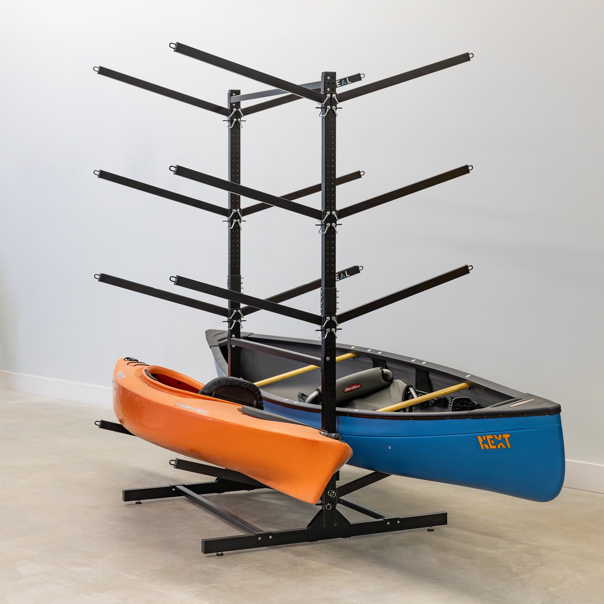 G-Watersport 8 Kayak & Canoe Rack | 8 Levels | Black - OVERLANDERS Outfitter