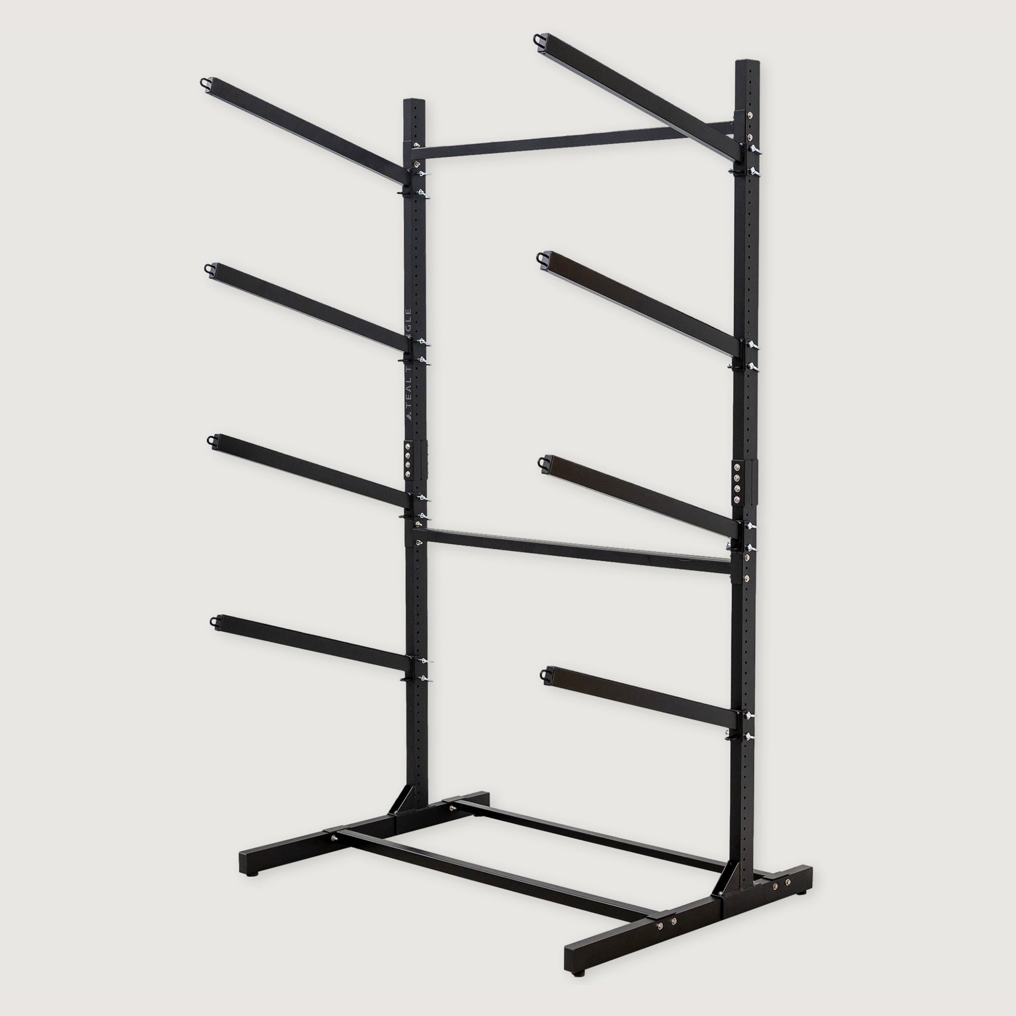 G-Watersport 4 Freestanding Kayak & Paddleboard Rack | Holds 4 Kayaks | Black - OVERLANDERS Outfitter