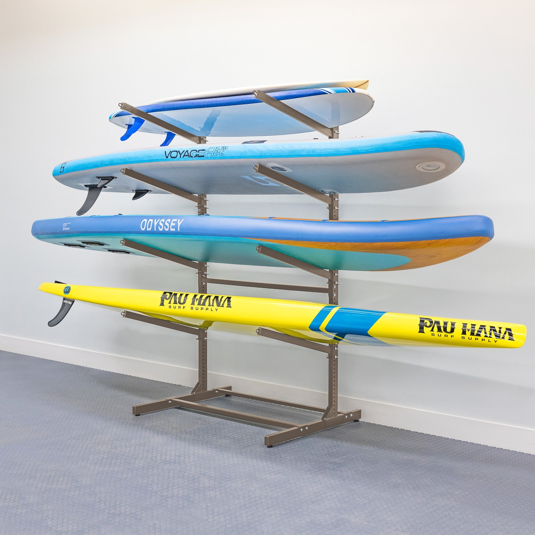G-Surfboard & SUP Rack | 4 Levels | Indoor-Outdoor - OVERLANDERS Outfitter