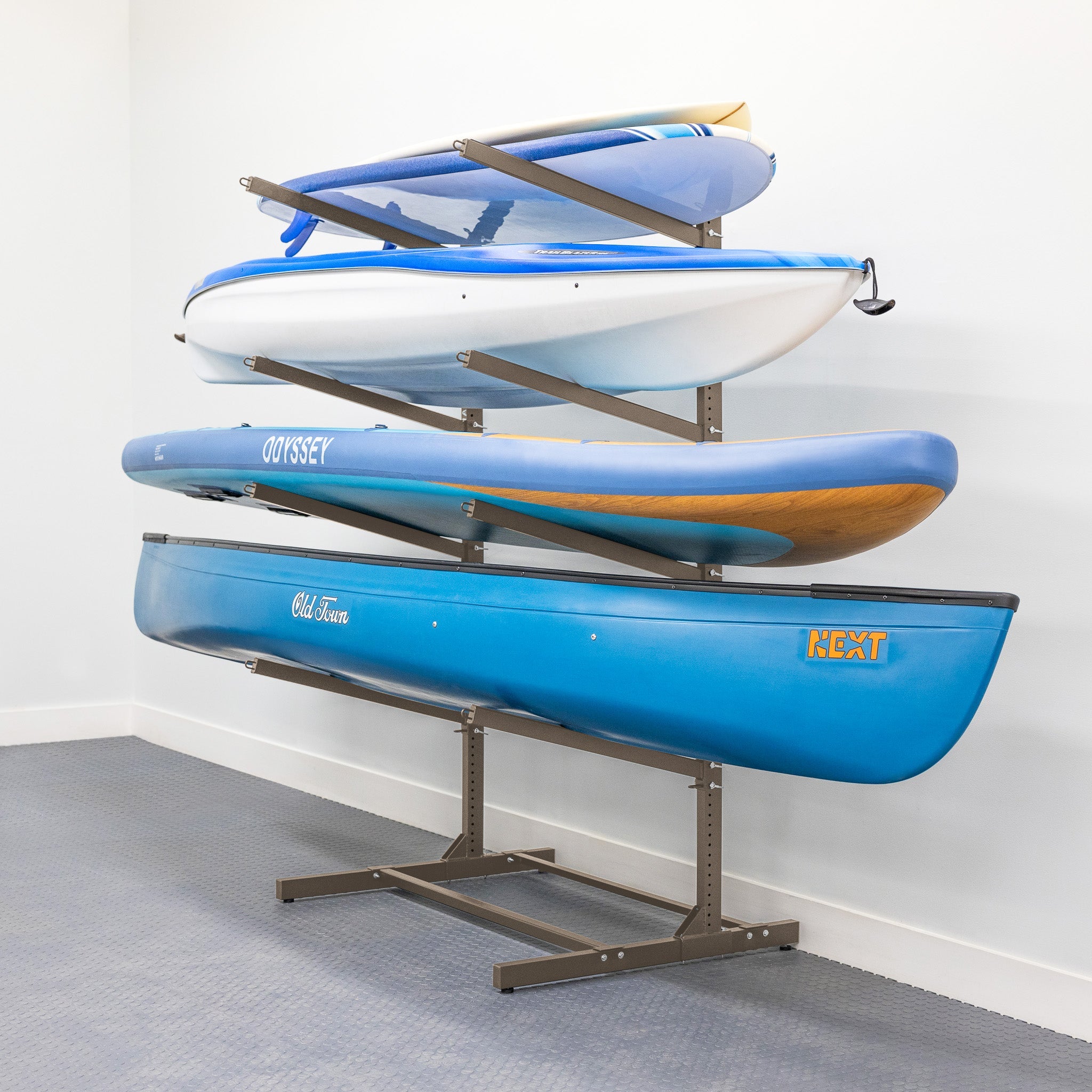 G-Surfboard & SUP Rack | 4 Levels | Indoor-Outdoor - OVERLANDERS Outfitter