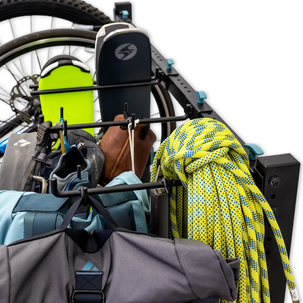 Freestanding Outdoor Gear Rack | G-Adventure | Holds 300 lbs - OVERLANDERS Outfitter