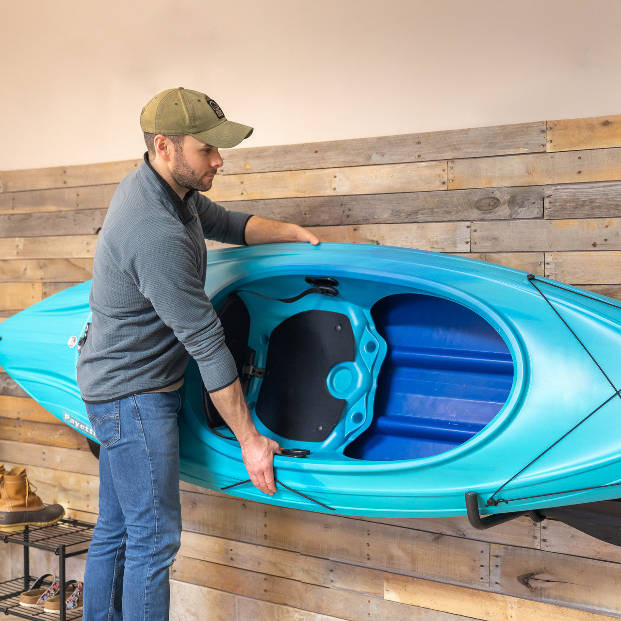 Roanoke Kayak, SUP, & Surfboard Storage Rack | Holds 100 lbs | Standard - OVERLANDERS Outfitter