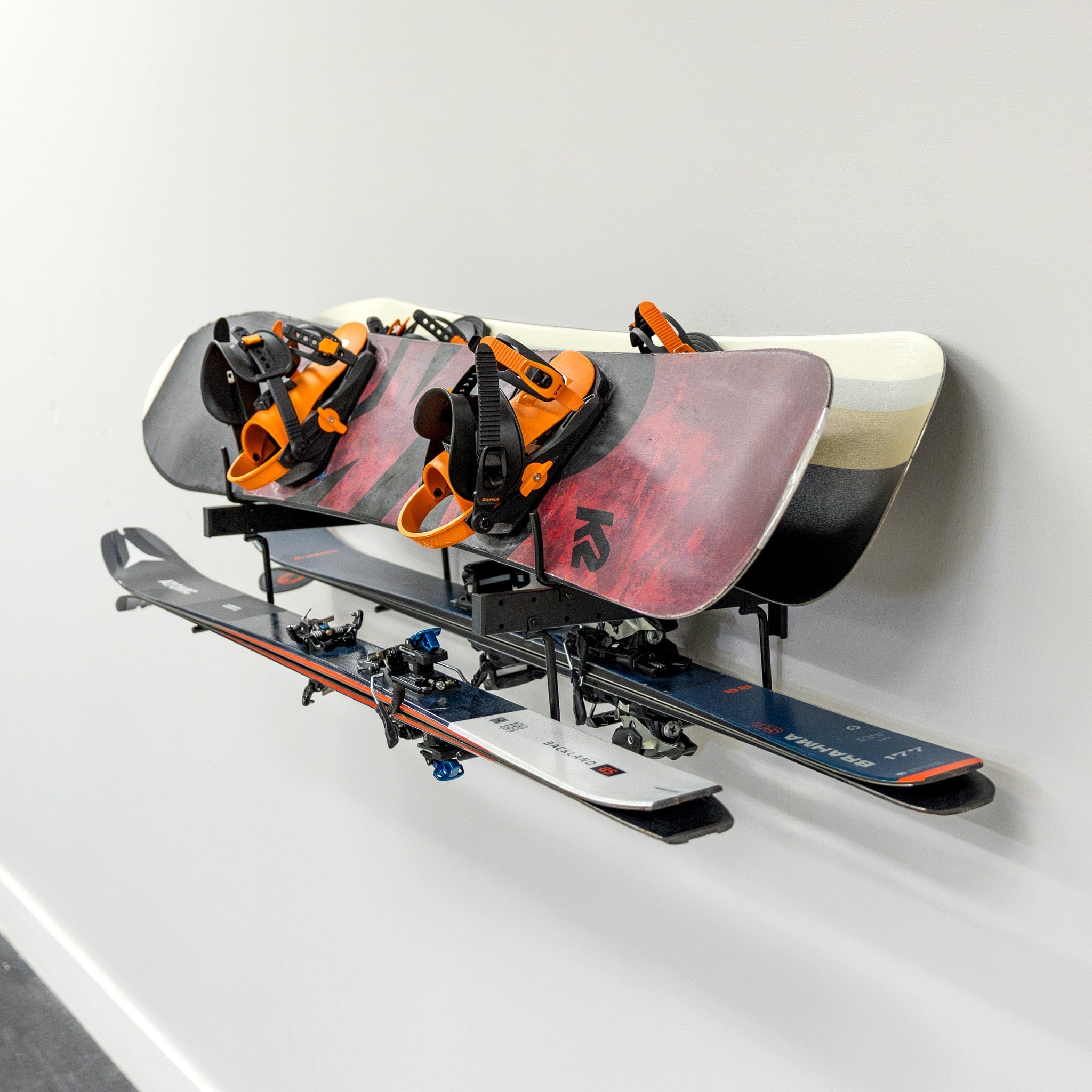 Cascade Snowboard & Ski Organizer | Horizontal Wall Mount - OVERLANDERS Outfitter