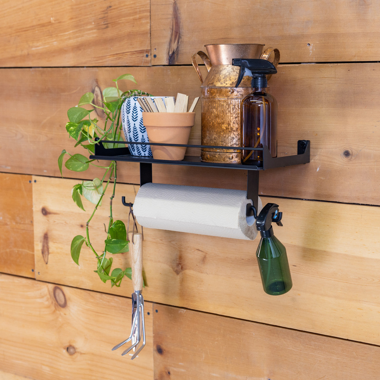 Quick Clean Paper Towel Holder and Wall Shelf - OVERLANDERS Outfitter