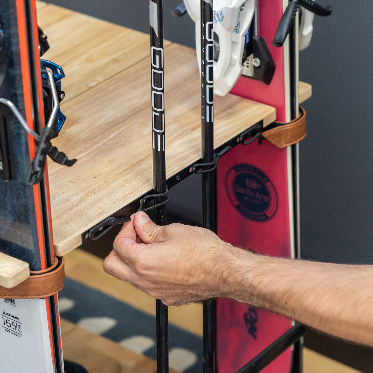 Silverton Ski Rack | Holds 4 Pairs of Skis - OVERLANDERS Outfitter