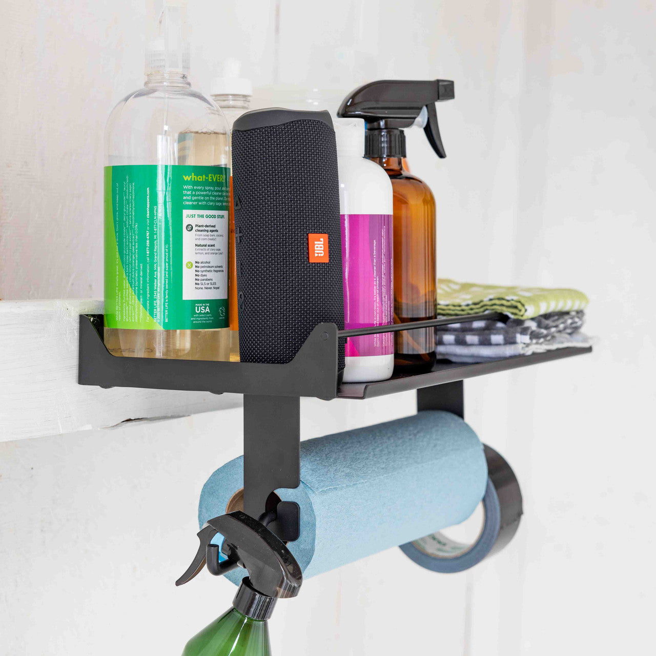 Quick Clean Paper Towel Holder and Wall Shelf - OVERLANDERS Outfitter