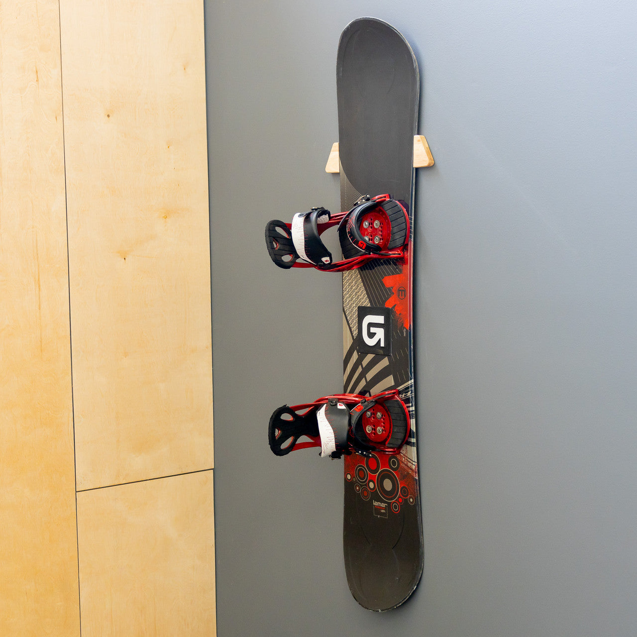 Taos Snowboard Storage | Minimalist Wood Display Rack - OVERLANDERS Outfitter
