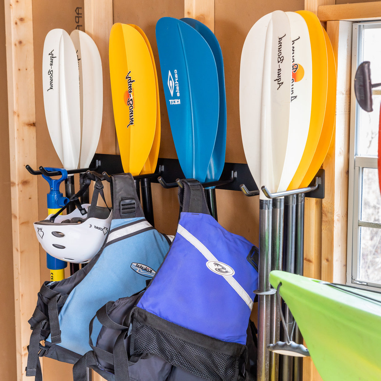 Laurel Lake Paddle Storage Rack | Holds 16 Paddles - OVERLANDERS Outfitter
