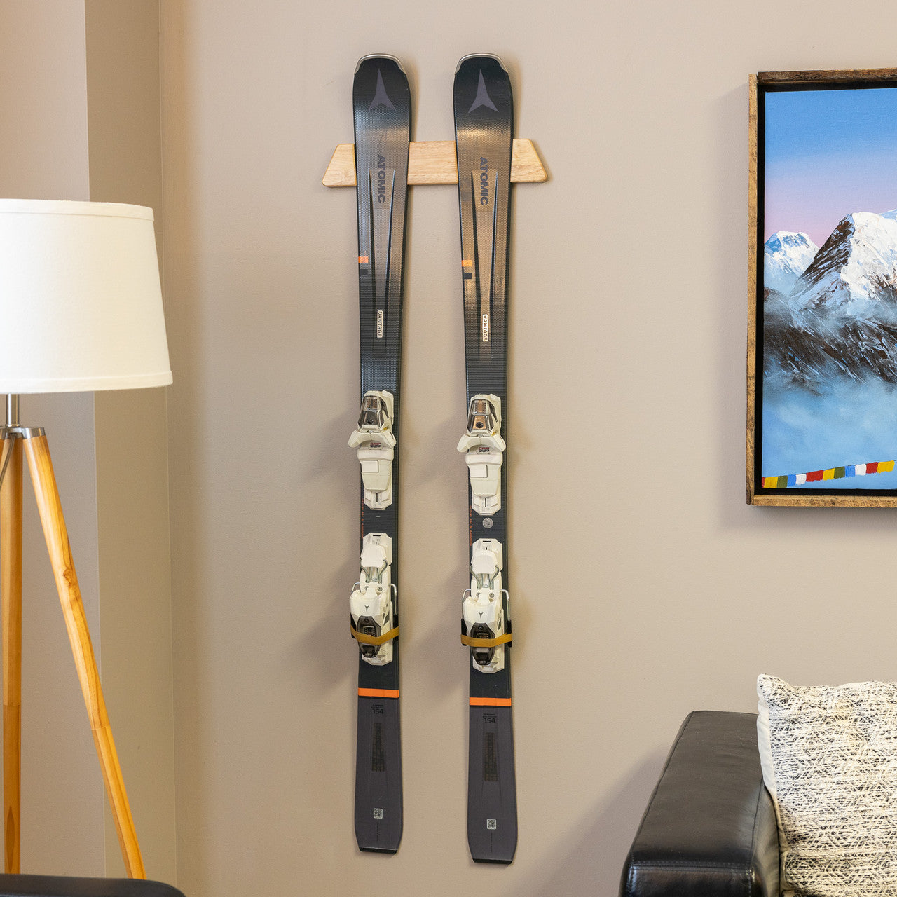 Vail Ski Display | Minimalist Wood Rack | Small - OVERLANDERS Outfitter