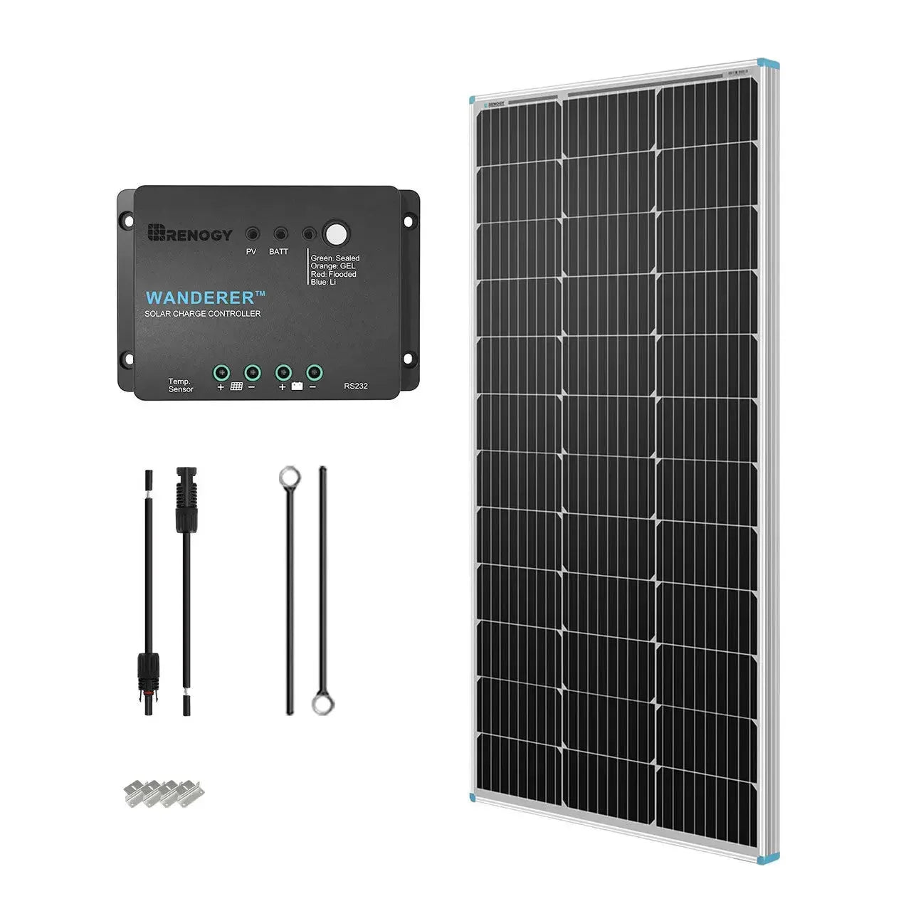 Renogy Starter Kit N-Type 100W 12V Solar Kit - OVERLANDERS Outfitter