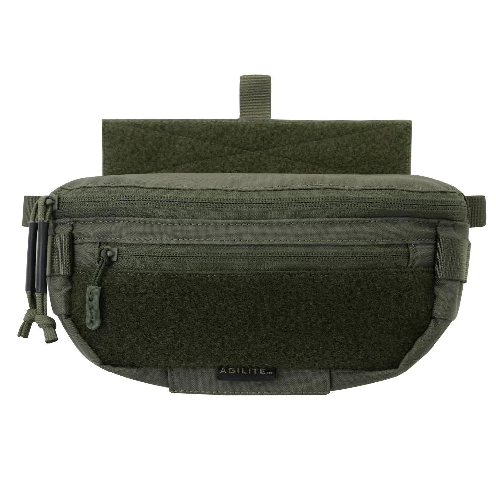 Six pack hanger pouch for tactical gear by HCC Tactical, featuring durable fabric and multiple compartments for organization.