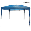 GDYEVO Patio 10x10 ft Pop Up Canopy Tent, Outdoor Canopy, Commercial Instant Gazebos, Easy Set up Carpas for Events, Parties, Camping, Blue.
