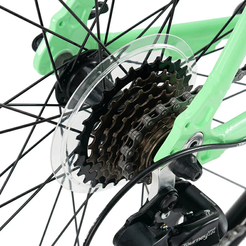 RockBros-US AERIX aluminum road bike with drop handlebars, lightweight frame, and sleek design, shown from the side on a road.