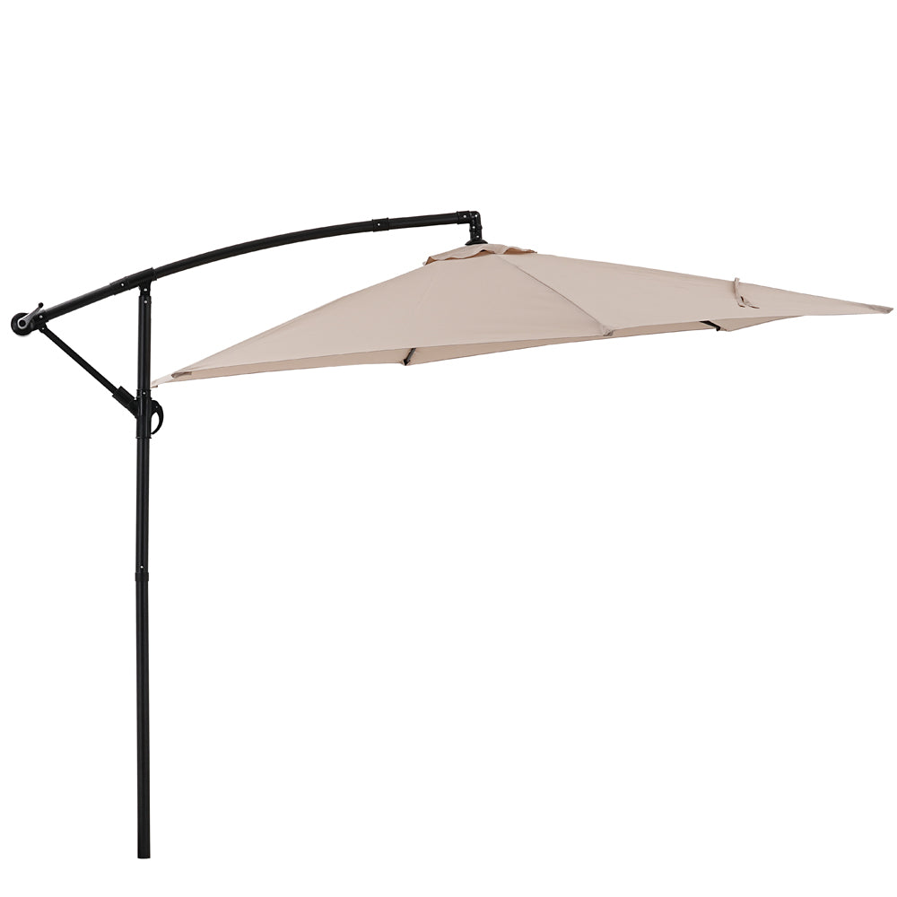 Ainfox 10ft Patio Umbrellas Offset Outdoor Umbrella Cantilever Hanging Umbrellas - OVERLANDERS Outfitter