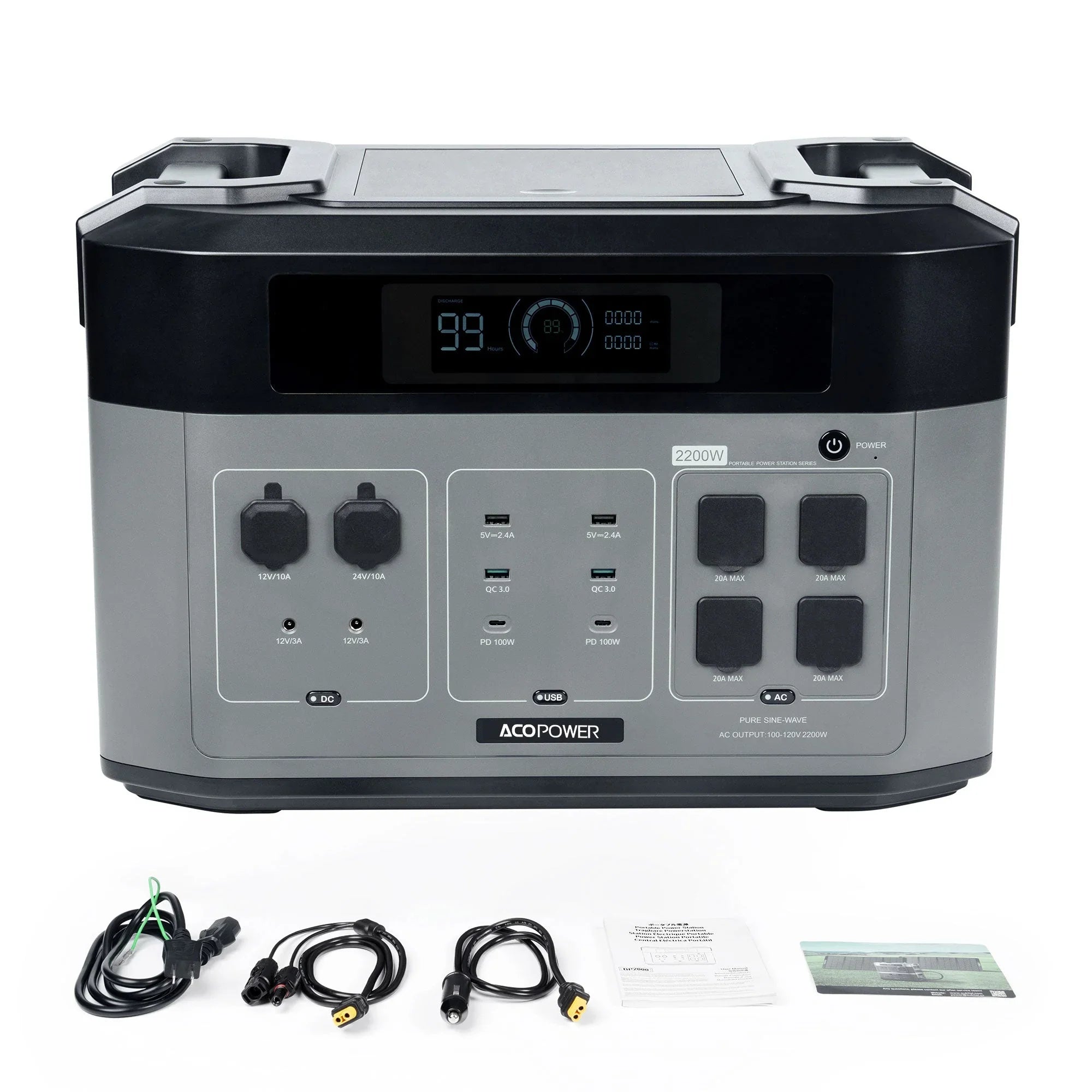 ACOPOWER BP2000 Solar Generator 2200W - OVERLANDERS Outfitter