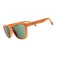 Rare Air Discs Chocolatier's Caramel Hot Tub polarized sunglasses with transparent side frames, showcasing stylish accessory design.