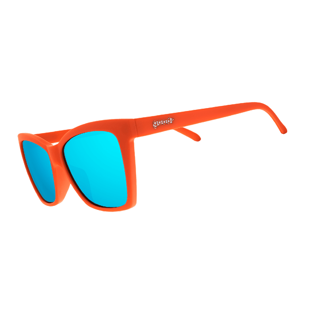 Polarized Pop G sunglasses by Rare Air Discs with transparent side frames, stylish accessories for sun protection.