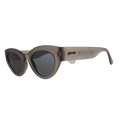 Rare Air Discs Moonbeam Daydream polarized sunglasses with transparent side frames and reflective lenses.