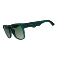 Rare Air Discs Underwater Thunder Plunder BFG polarized sunglasses with transparent side frames, showcasing sleek accessory design.