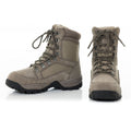 Tan nubuck lace-up boots with 600-gram insulation from DSG Outerwear, featuring sturdy design and rugged sole for outdoor wear.