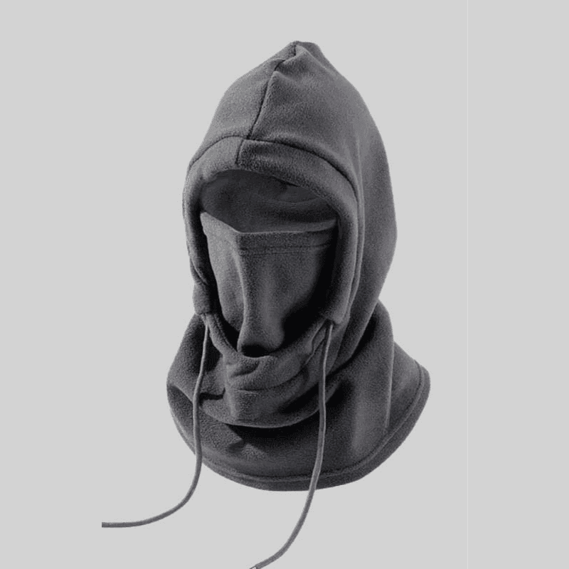 Bean's Moto Booth motorcycle riding anti-cold balaclava mask, black decor with thermal fabric for cold weather protection