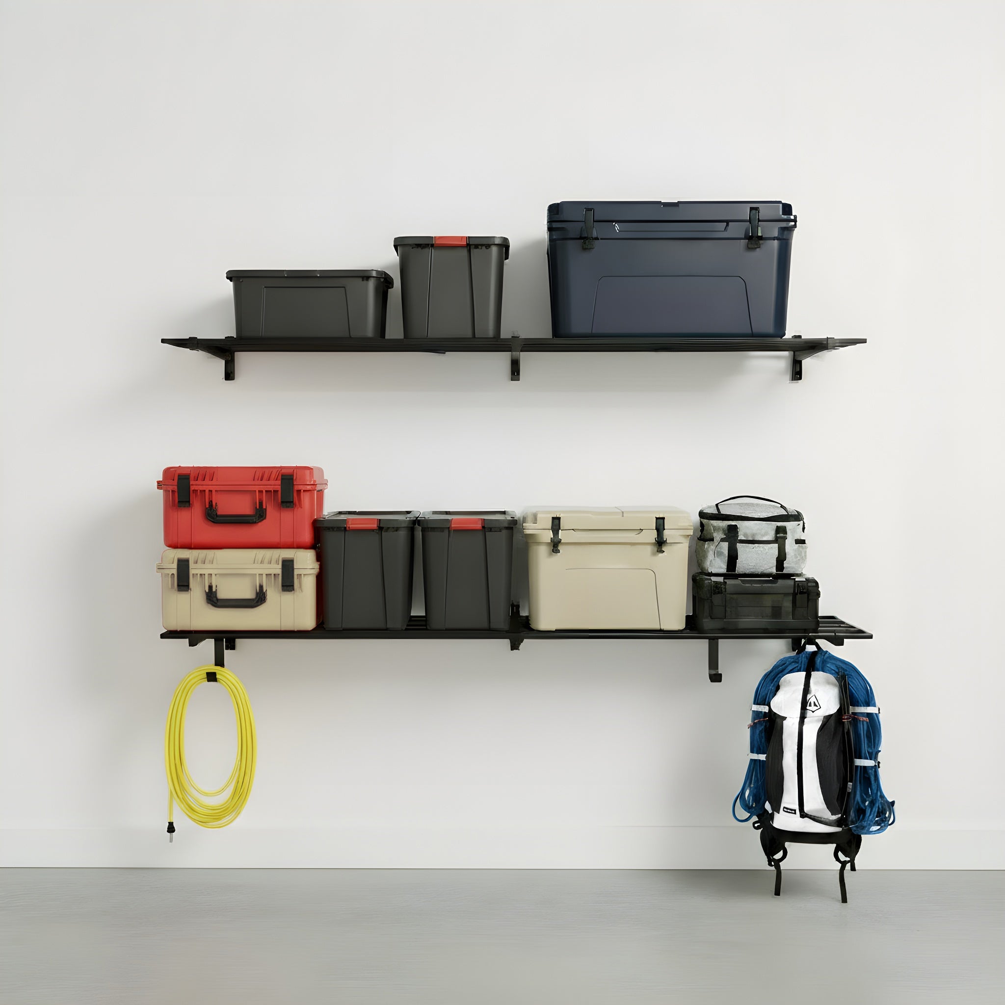 1' x 6' Bristol Garage Wall Mount Shelves | 2 Pack | - OVERLANDERS Outfitter