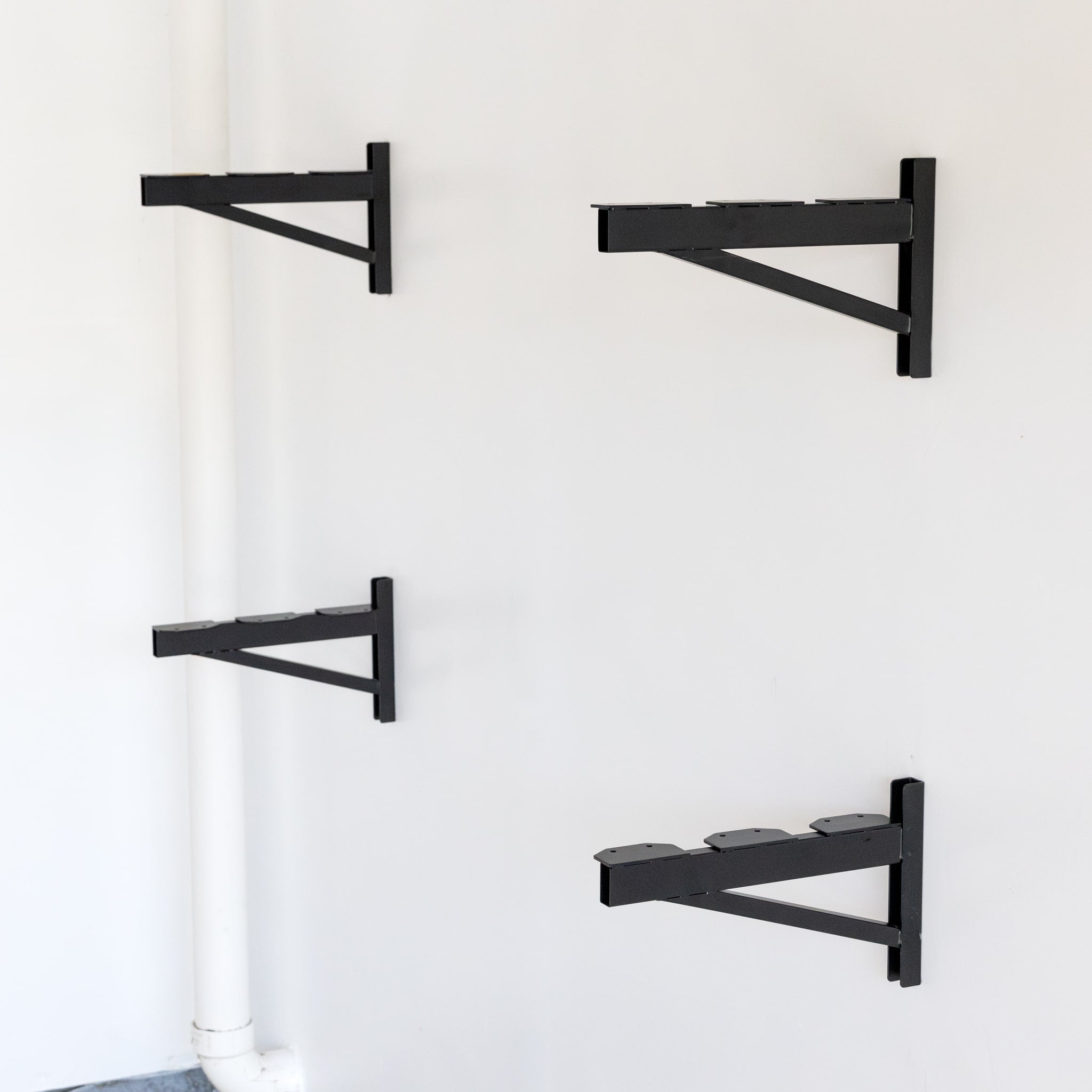 1' x 4' DIY Wall Shelf Brackets | Heavy Duty Garage Wall Shelves - OVERLANDERS Outfitter