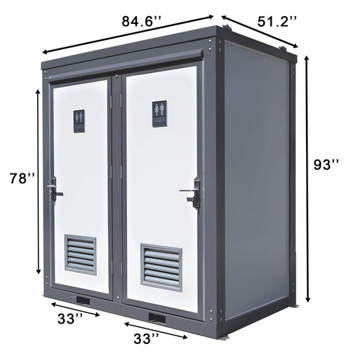 2 Private Toilet Stalls Portable Restroom - OVERLANDERS Outfitter