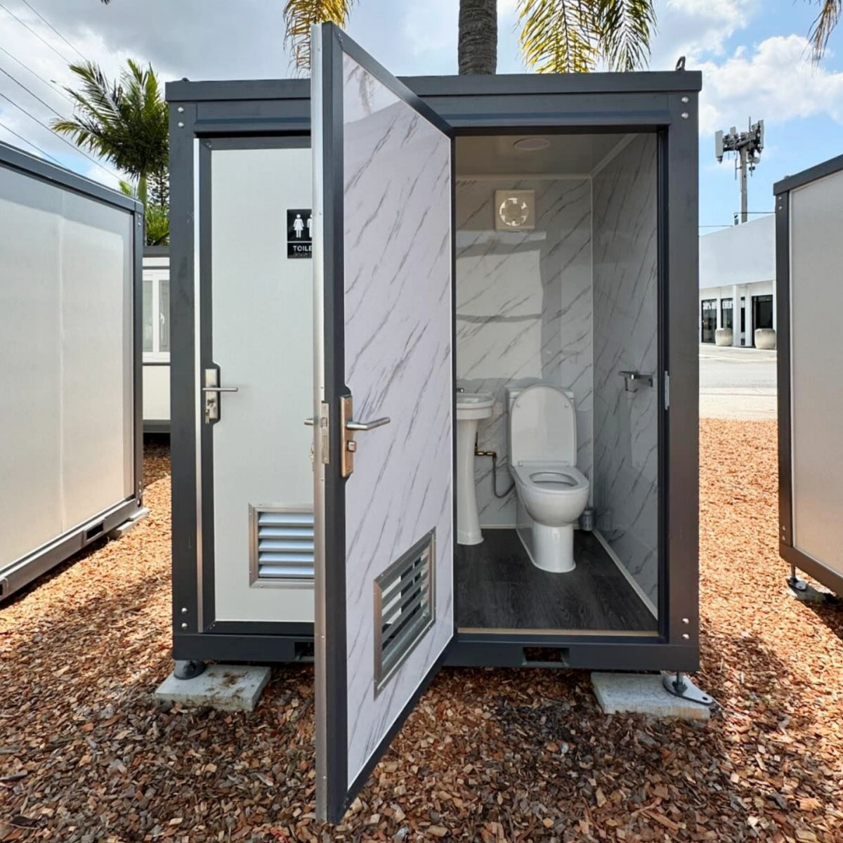 2 Private Toilet Stalls Portable Restroom - OVERLANDERS Outfitter