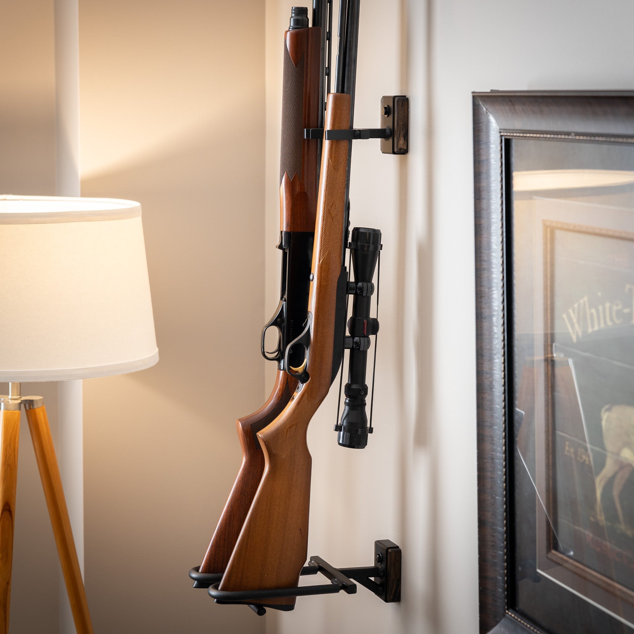 FORGE Firearm Rack | Wall Mount Display | 2 Slots - OVERLANDERS Outfitter