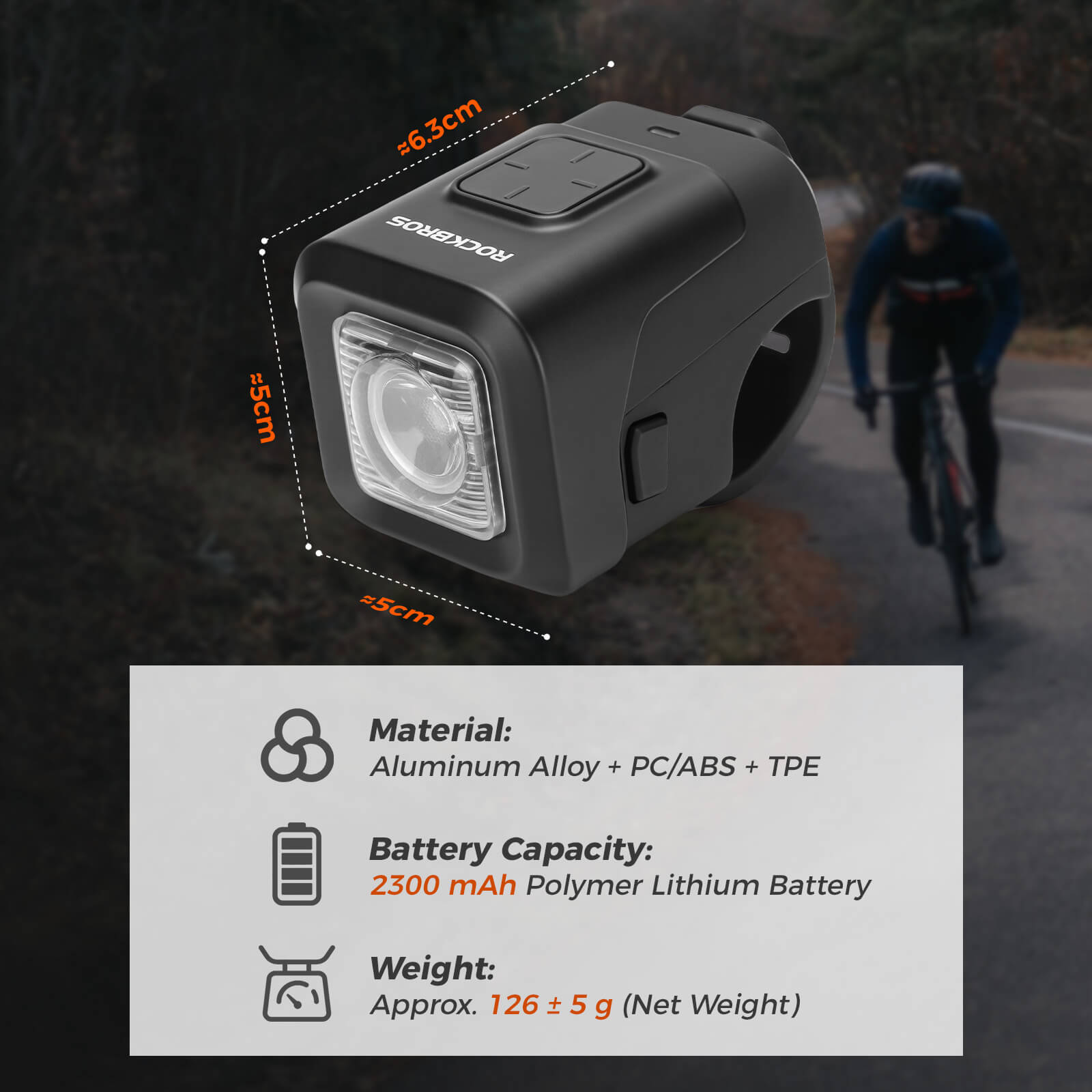 2-in-1 Bike Horn & Front Light -  450lm - OVERLANDERS Outfitter