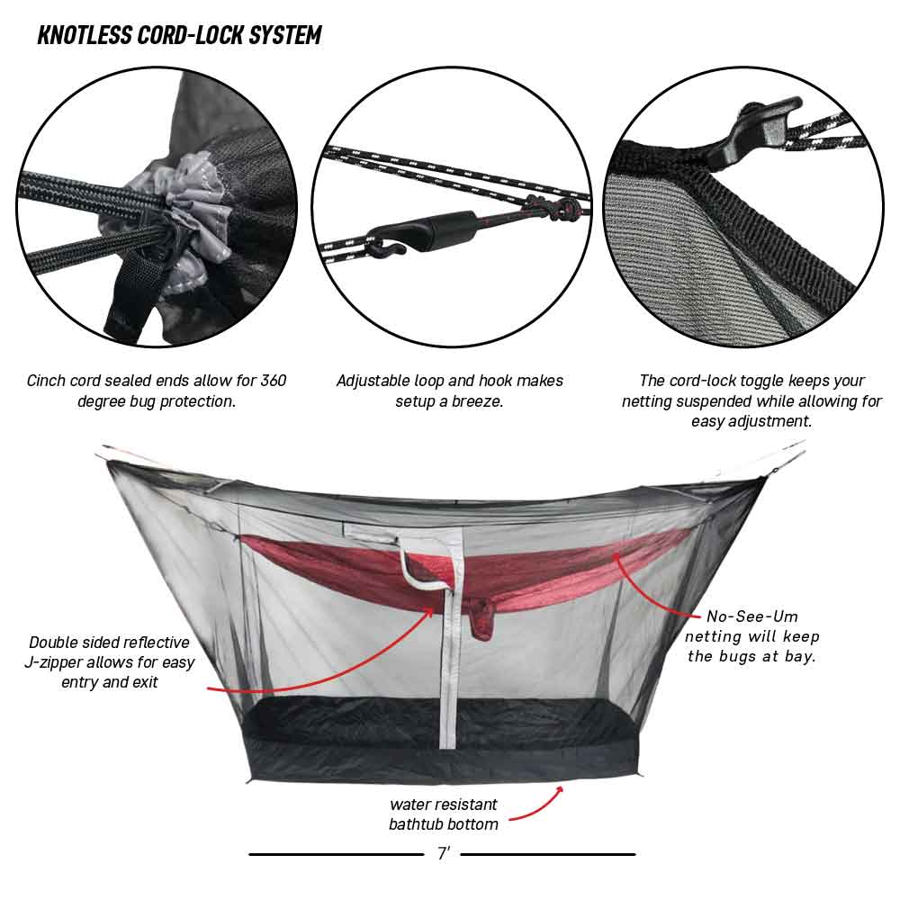 MOZZY 360 Hammock Bug Net Shelter - We The Collective