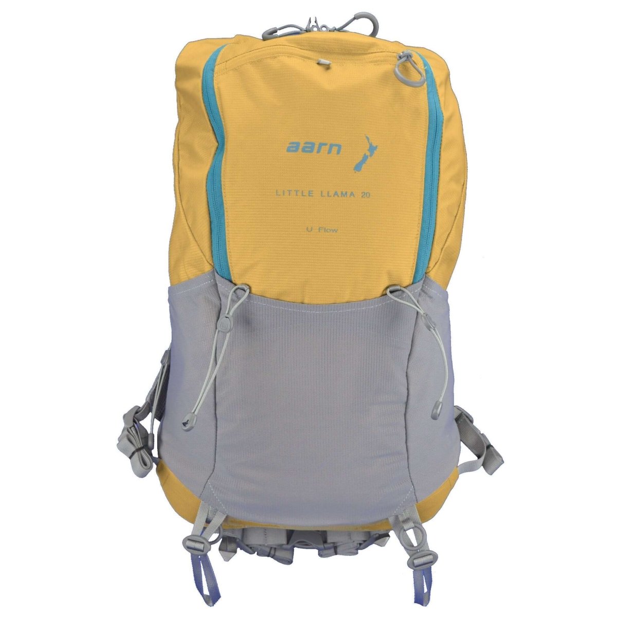 Light Hiking Gear 20-liter Aarn Little Llama backpack with adjustable straps and compact design for day hikes.