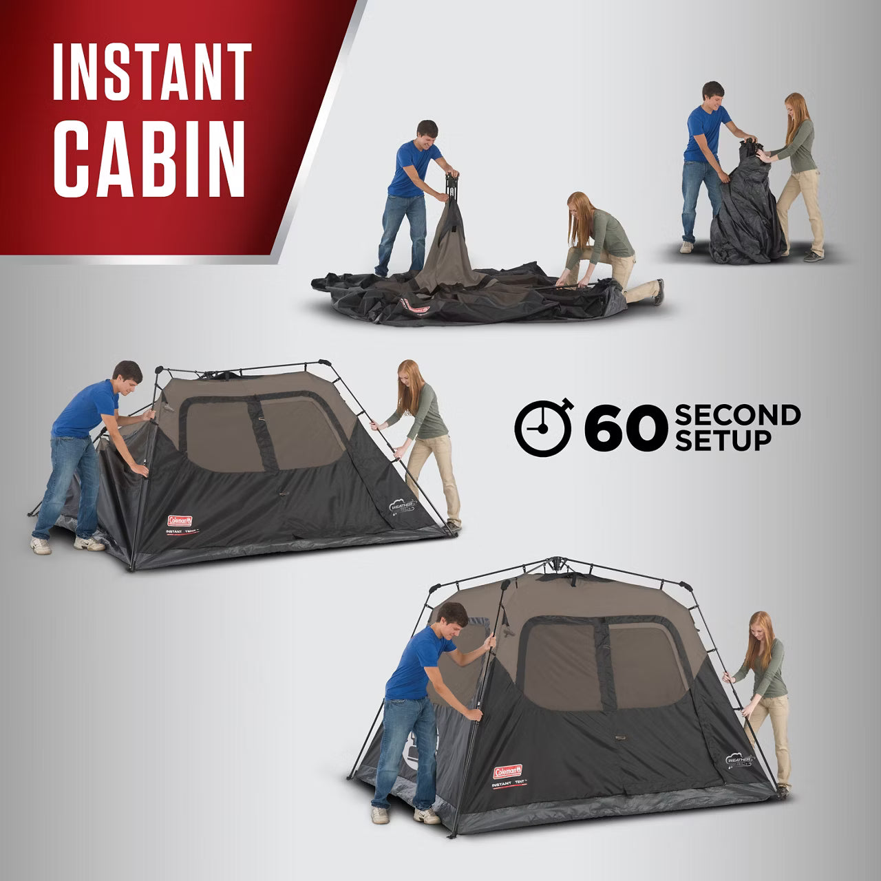 Coleman 6-Person Instant Cabin Tent - OVERLANDERS Outfitter