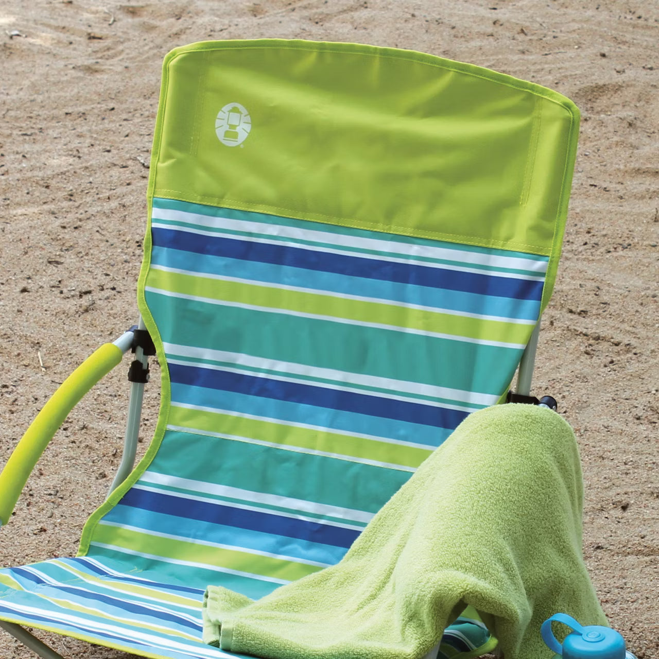 Coleman Utopia Breeze Beach Sling Chair - Yellow/Blue - OVERLANDERS Outfitter
