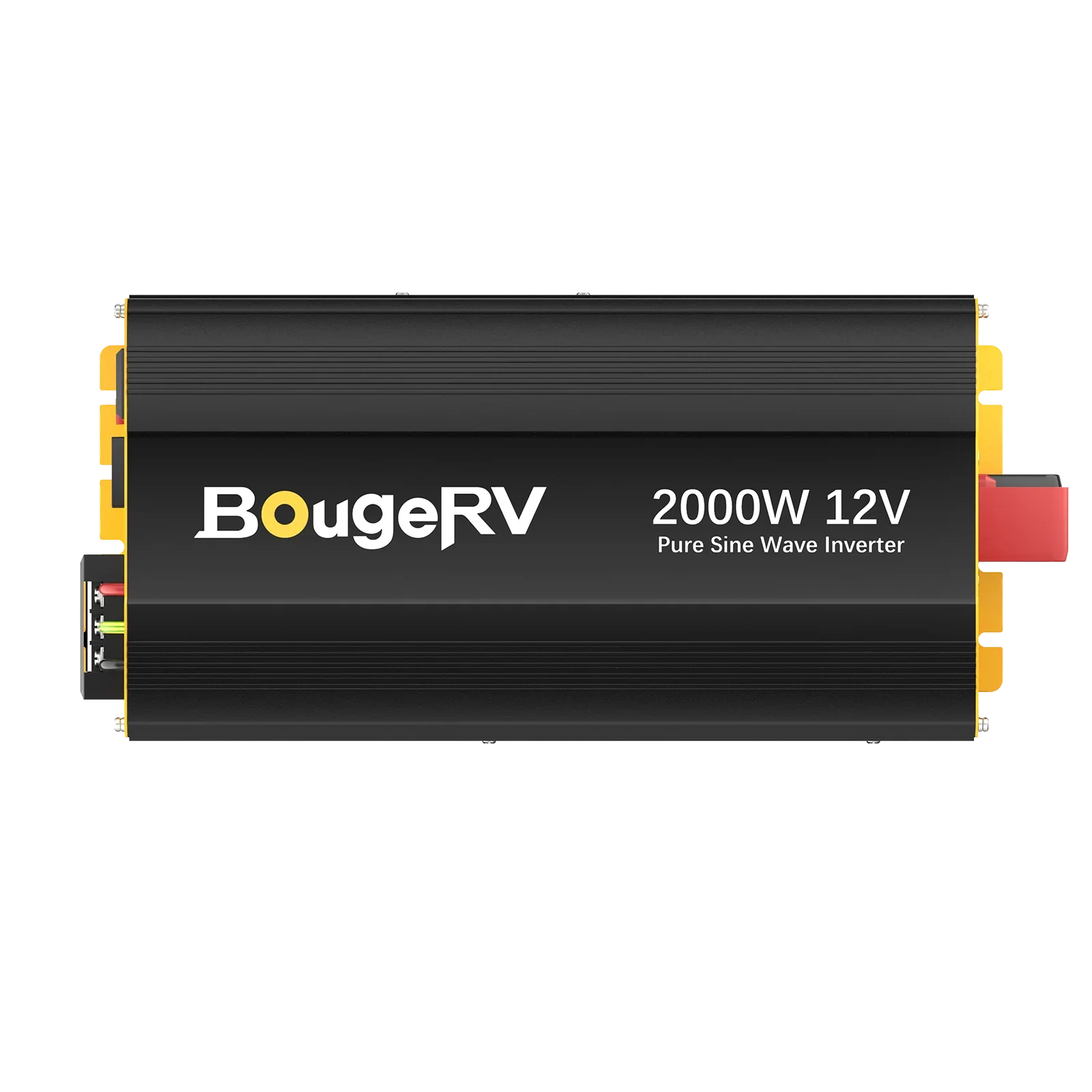 Green Vista Living 2000W 12V pure sine wave inverter with Bluetooth, solar accessory for reliable power conversion.