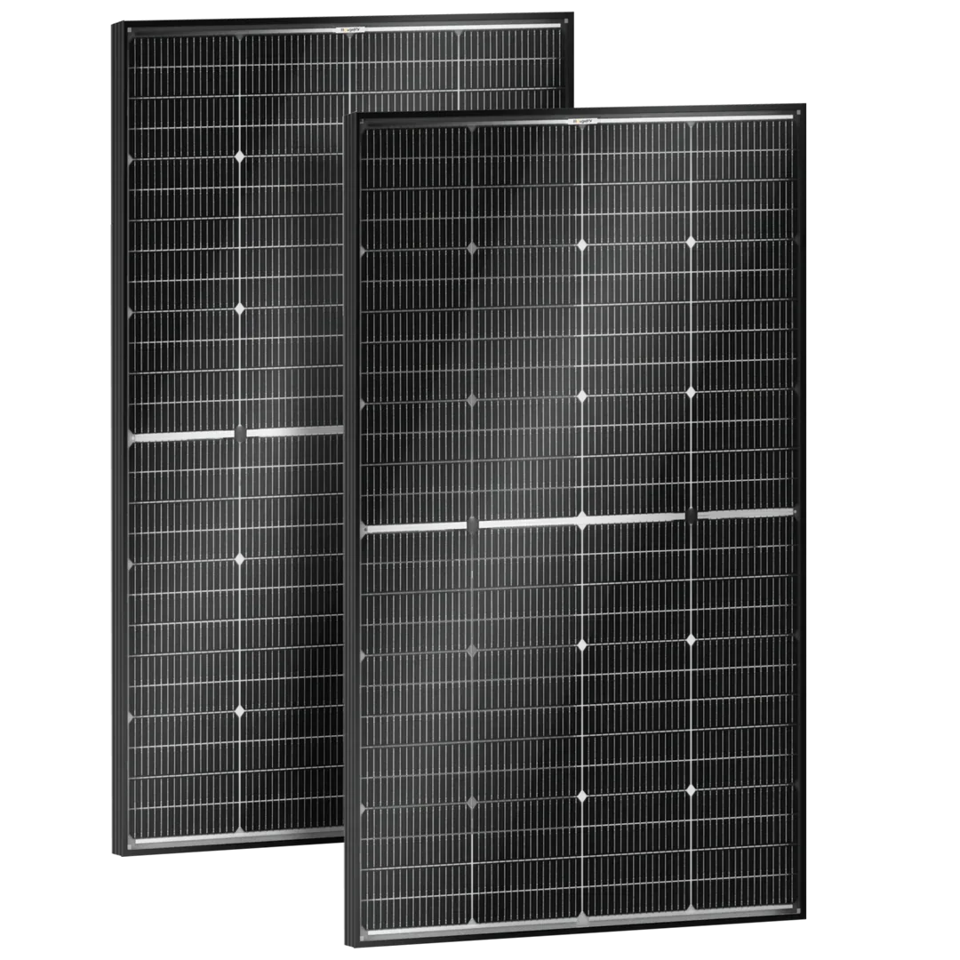 BougeRV 16BB N-Type 12V/24V 100 Watt Bifacial Solar Panel - OVERLANDERS Outfitter