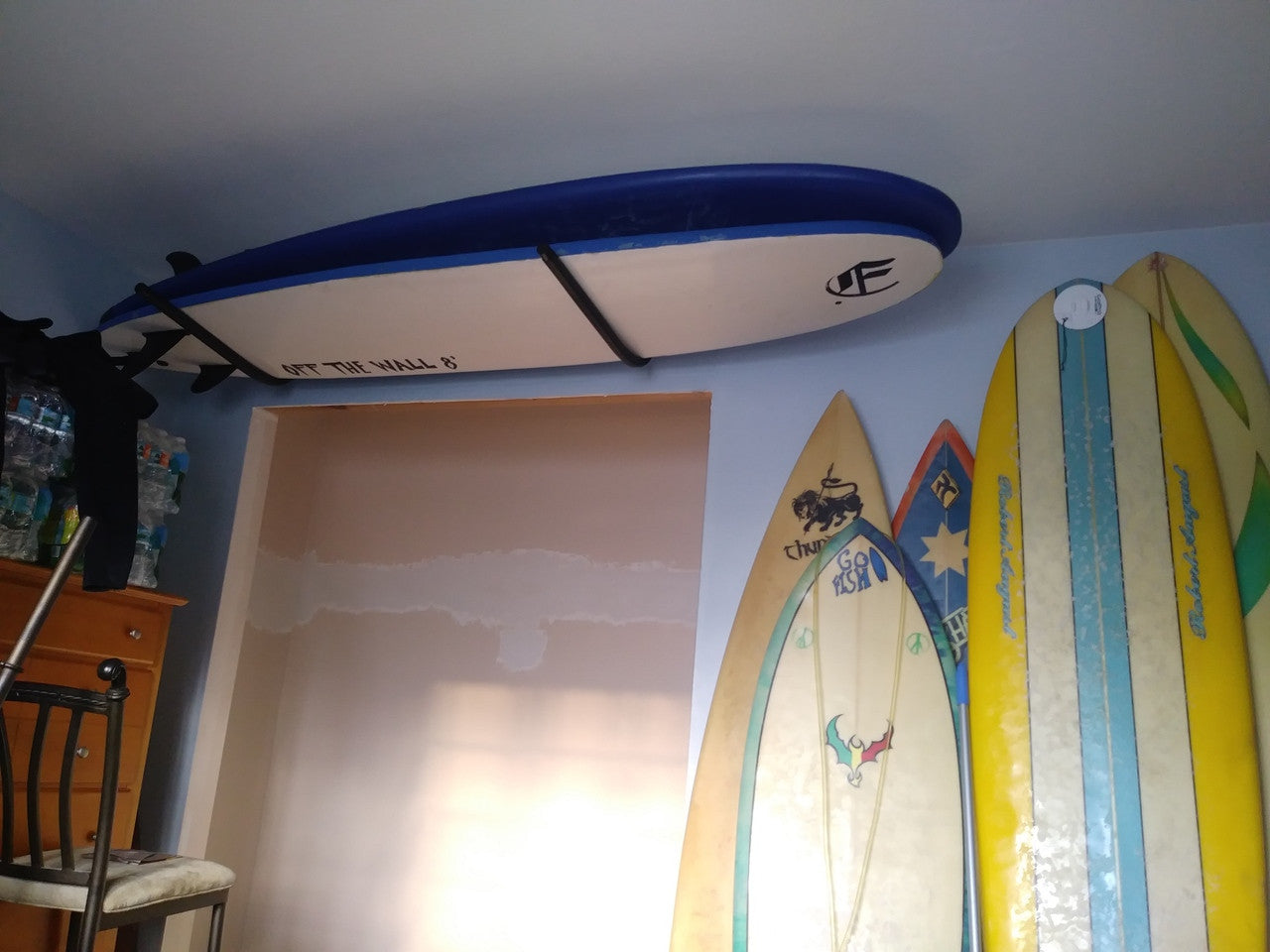 Hi-Port 1 | Surfboard Storage Ceiling Rack | Holds 50 lbs - OVERLANDERS Outfitter