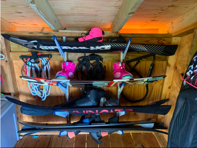 Fontana Water Ski Rack | Adjustable Storage XSR | 4 Levels - OVERLANDERS Outfitter