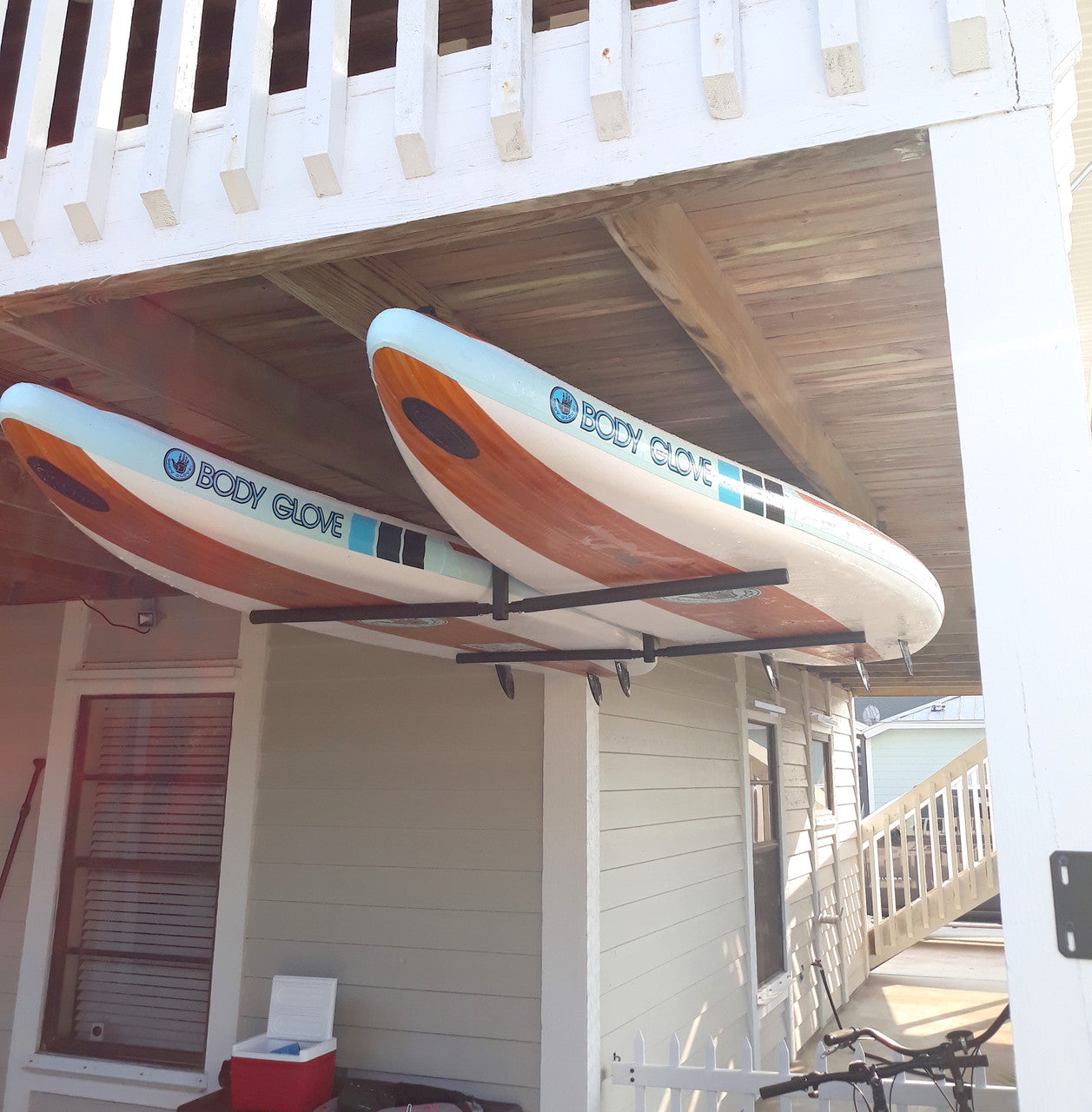 Hi-Port 2 | SUP & Surfboard Adjustable Ceiling Storage Rack | Double | Holds 150 lbs - OVERLANDERS Outfitter