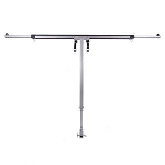 Backcountry Sportsman double hitch rack with loading bars for secure bike transport, shown assembled on vehicle.