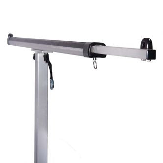 Backcountry Sportsman double hitch rack with loading bars for secure bike transportation on a vehicle.