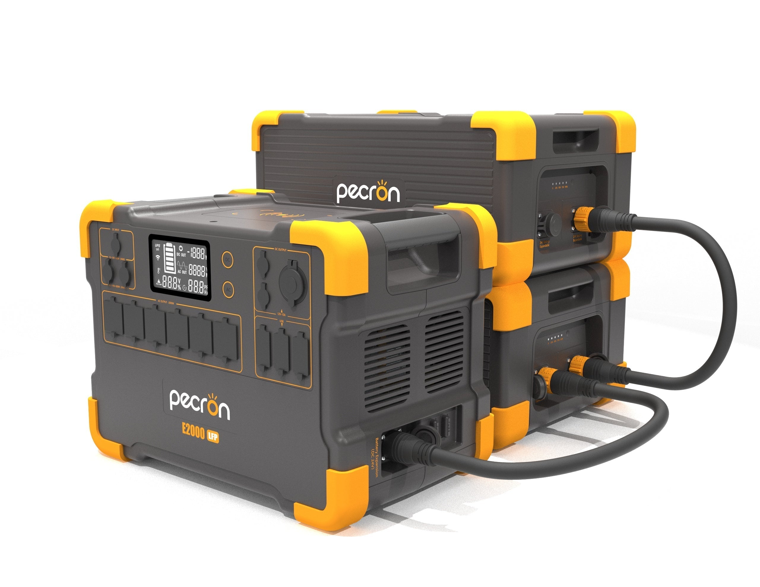 PECRON EB3000-24V Expansion Battery 3072Wh for E2000LFP ONLY - We The Collective