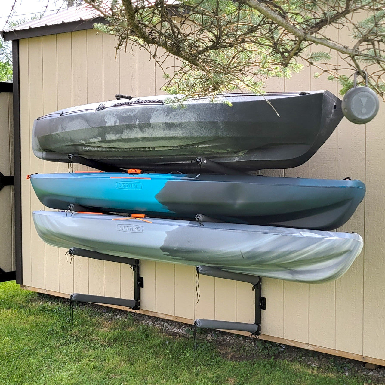Shenandoah Kayak Rack | Outdoor Adjustable Storage | 4 Levels - OVERLANDERS Outfitter
